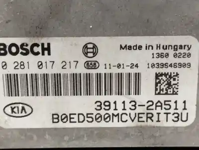 Second-hand car spare part ECU ENGINE CONTROL for KIA CEE'D FASTBACK (ED)  OEM IAM references 0281017217  
