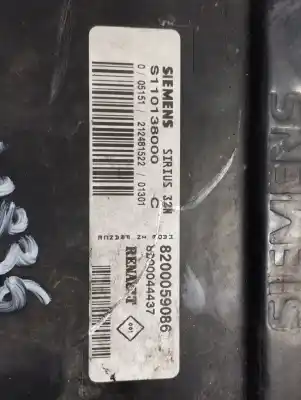 Pezzo di ricambio per auto di seconda mano centralina motore per renault megane i scenic (ja0) 1.6 16v kaleido 107 cv / 79 kw riferimenti oem iam 8200059086  