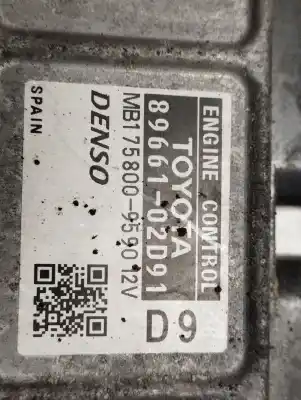 Second-hand car spare part ecu engine control for toyota auris luna oem iam references 8966102d91  
