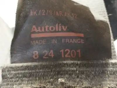 Second-hand car spare part central rear seat belt for citroen saxo 1.5 diesel oem iam references 8972zk