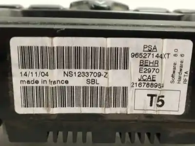 İkinci el araba yedek parçası iklim kontrolü için peugeot 307 break / sw (s1) sw pack oem iam referansları 6451zq  