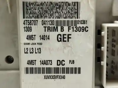 Peça sobressalente para automóvel em segunda mão caixa de fusíveis e relés por ford focus berlina (cap) ambiente (d) referências oem iam 4m5t14a073dc