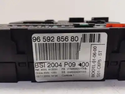 Peça sobressalente para automóvel em segunda mão caixa de fusíveis e relés por citroen c2 sx referências oem iam 9659285680