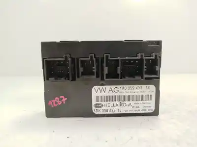 Peça sobressalente para automóvel em segunda mão módulo eletrônico por seat leon (1p1) reference referências oem iam 1k0959433ak