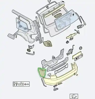 Автозапчасти б/у задняя левая колесная арка за mazda cx-7 (er) active ссылки oem iam eh6250350  
