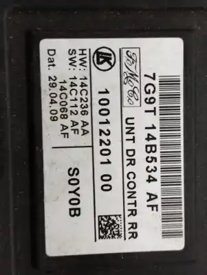 Second-hand car spare part electronic module for ford s-max (ca1) titanium (03.2010->) 140 cv / 103 kw oem iam references 7g9t14b534af  