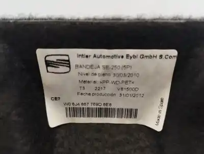 Pezzo di ricambio per auto di seconda mano vassoio posteriore per seat ibiza (6j5) reference riferimenti oem iam 6j4867769d
