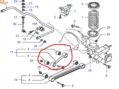 Автозапчасти б/у верхний задний правый рычаг подвески за ford maverick (nl) gl ссылки oem iam 1954801