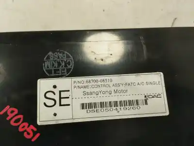 Pezzo di ricambio per auto di seconda mano controllo climatico per ssangyong rexton rx 270 full riferimenti oem iam 6870008510  
