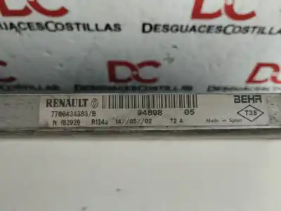 Pezzo di ricambio per auto di seconda mano condensatore / radiatore aria condizionata per renault scenic (ja..) 1.9 dci authentique 102 cv / 75 kw riferimenti oem iam 7700434383  