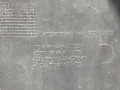 Pièce détachée automobile d'occasion moulure pare-chocs arrière pour renault scenic rx4 (ja0) 1.9 dci salomon références oem iam 7700435886  