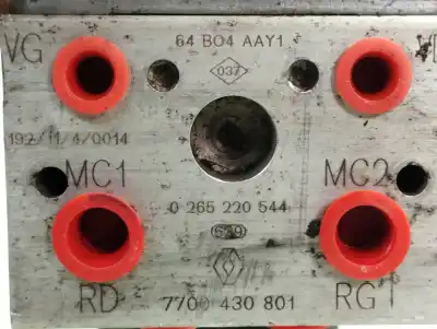 Автозапчастина б/у абс для renault scenic rx4 (ja0) 1.9 dci salomon посилання на oem iam 7700430801  