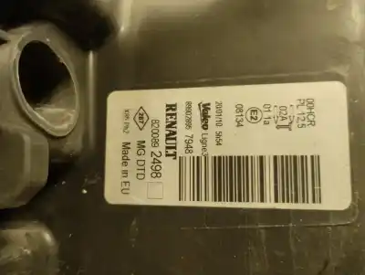 Second-hand car spare part right headlight for renault clio iii exception oem iam references 8200892498