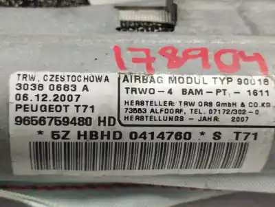 Peça sobressalente para automóvel em segunda mão airbag de cortina dianteiro esquerdo por peugeot 308 sport referências oem iam 9656759480