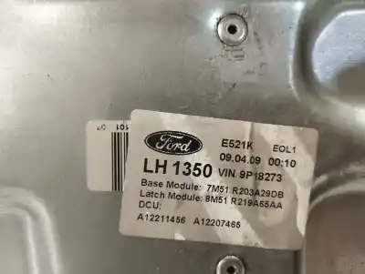 Second-hand car spare part driver left window regulator for ford kuga (cbv) titanium oem iam references 7m51r203a29db  