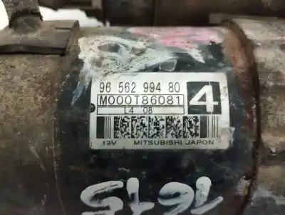 Second-hand car spare part STARTER MOTOR for CITROEN BERLINGO 1.9 D Multispace OEM IAM references 9656299480  