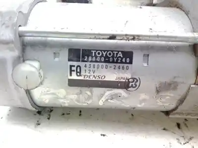 Peça sobressalente para automóvel em segunda mão motor de arranque por toyota auris (e18) 8nr referências oem iam   