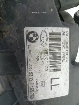 Pezzo di ricambio per auto di seconda mano faro anteriore sinistro per bmw 3 (e46) 320 d riferimenti oem iam 63127165769  