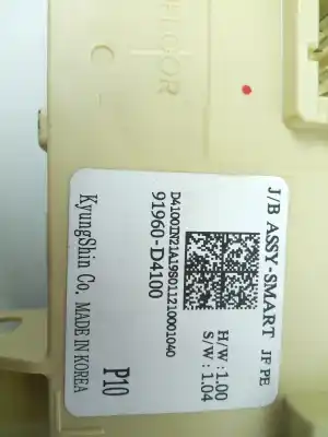 Second-hand car spare part fuse box unit for kia optima 1.6 crdi oem iam references 91960d4100  