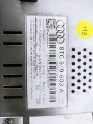 Peça sobressalente para automóvel em segunda mão display gps / multimídia por audi a4 b8 avant (8k5) 2.0 tdi referências oem iam 8t0919603a  