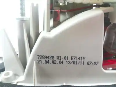 Peça sobressalente para automóvel em segunda mão farolim interior traseiro direito por bmw 3 (e90) 318 d referências oem iam 7289428  