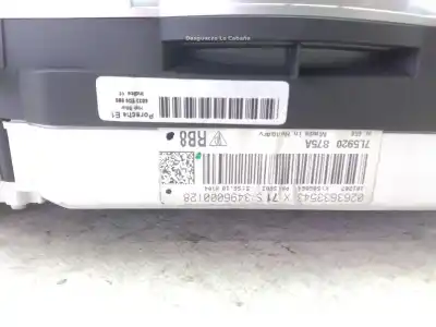 Pezzo di ricambio per auto di seconda mano pannello degli strumenti per porsche cayenne (typ 9pa) turbo s riferimenti oem iam 7l5920875a  