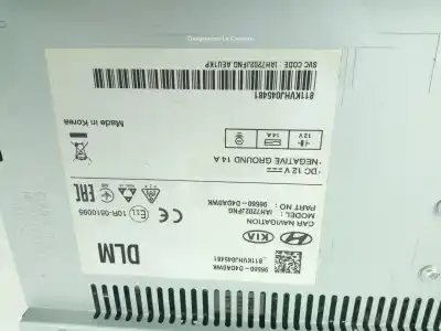 Second-hand car spare part multifunction display for kia optima 1.6 crdi oem iam references 96560d4da0wk  
