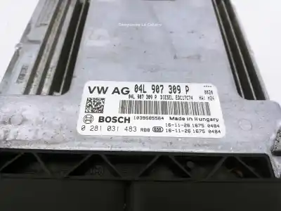 Автозапчастина б/у ебу контролер двигуна для audi q2 (gab) 2.0 16v tdi посилання на oem iam 04l907309p  