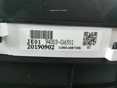İkinci el araba yedek parçası enstrüman paneli için kia picanto (ja) 1.2 oem iam referansları 94003g6501  