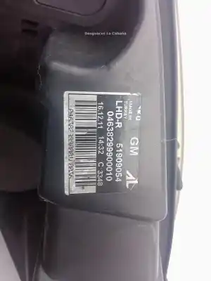 Автозапчастина б/у права фа для fiat doblo furgón ranchera familiar 263_ sinvalor посилання на oem iam 51909054  