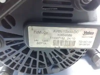 Pezzo di ricambio per auto di seconda mano alternatore per ford c-max ii dxa cb7, dxa ceu sinvalor riferimenti oem iam av6n10300dc  