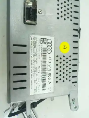 Second-hand car spare part multifunction display for audi a5 (8t3) 3.0 tdi quattro oem iam references 8t0919063a  