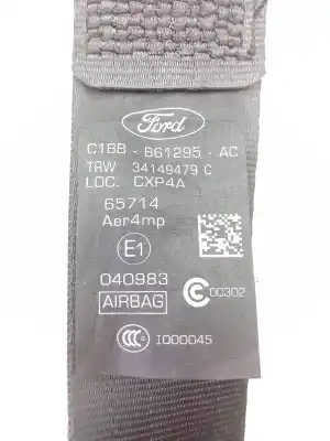 Pezzo di ricambio per auto di seconda mano cintura di sicurezza anteriore destra per ford fiesta vi (cb1, ccn) 1.5 tdci riferimenti oem iam c1bbb61295ac  