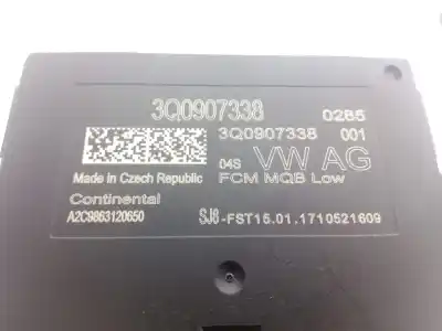 Peça sobressalente para automóvel em segunda mão módulo eletrônico por seat ateca (kh7) 1.0 tsi referências oem iam 3q0907338  