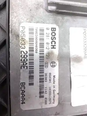 Pezzo di ricambio per auto di seconda mano centralina motore per dodge caliber 2.0 16v crd cat riferimenti oem iam p05033299ae  