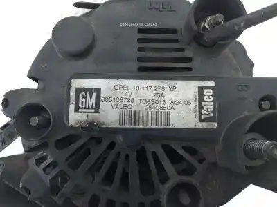 Peça sobressalente para automóvel em segunda mão alternador por opel corsa c (x01) 1.3 cdti (f08 f68) referências oem iam 13117278yp  