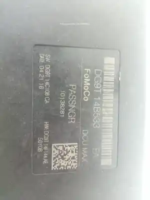 Second-hand car spare part electronic module for ford edge 2.0 tdci awd oem iam references dg9t14b533ea  