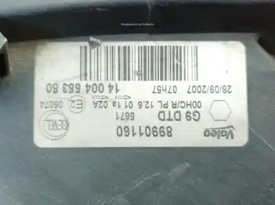 Second-hand car spare part right headlight for citroen jumpy (vf7) 1.6 hdi 90 16v oem iam references 89901160  