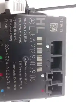 Pezzo di ricambio per auto di seconda mano modulo elettronico per mercedes clase c t-model (s203) c 220 cdi (203.208) riferimenti oem iam a2129003906  