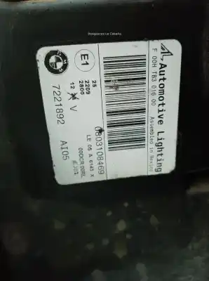 Second-hand car spare part right headlight for bmw 6414 n57 d30 a oem iam references 7221892  