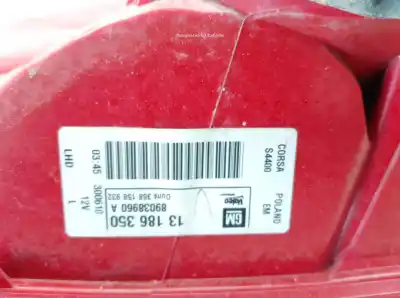 Pezzo di ricambio per auto di seconda mano lampada posteriore sinistra per opel corsa d (s07) 1.2 (l08 l68) riferimenti oem iam 13186350  