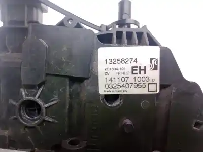 Peça sobressalente para automóvel em segunda mão fechadura da porta dianteira direita por opel corsa d (s07) n/d referências oem iam 13258274  