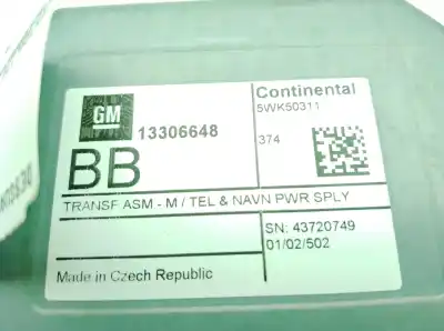 Peça sobressalente para automóvel em segunda mão comandos de alavanca por opel mokka / mokka x (j13) 1.7 cdti (_76) referências oem iam 13306648  
