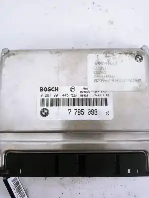 Second-hand car spare part ecu engine control for bmw 3 (e46) 320 d oem iam references 0281001445  