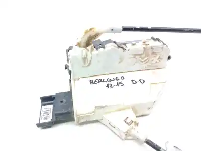 Second-hand car spare part front right door lock for citroen berlingo multispace (b9) 1.6 hdi 75 / bluehdi 75 oem iam references   