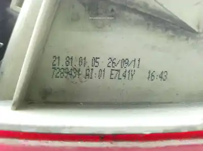 Peça sobressalente para automóvel em segunda mão farolim traseiro esquerdo por bmw 3 touring (e91) 320 d referências oem iam 728943  