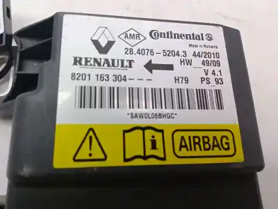 Second-hand car spare part airbag control unit for dacia duster 1.2 tce 16 v oem iam references   