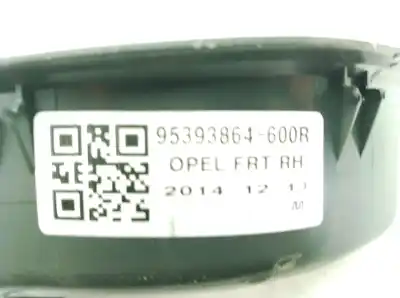 Pezzo di ricambio per auto di seconda mano interruttore alzacristalli anteriore destro per opel mokka / mokka x (j13) 1.7 cdti (_76) riferimenti oem iam 95393864600r  