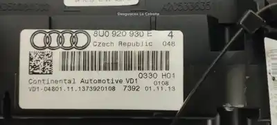 Автозапчастина б/у панель інструментів для audi q3 (8ub, 8ug) 2.0 tdi quattro посилання на oem iam 8u0920930e  