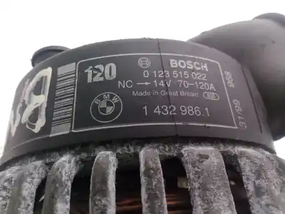 Peça sobressalente para automóvel em segunda mão alternador por bmw 3 e46 256s4 referências oem iam   